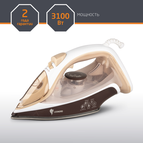 Утюг LEONORD LE-1804 бежевый (270088)