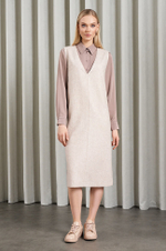 51515 Платье женское (бежевый меланж)