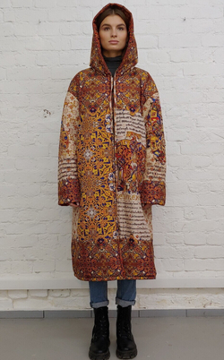 Двустороннее пальто-парка