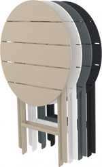 Стол пластиковый складной Siesta Contract Helen Folding Table 60, белый