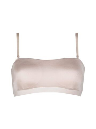 Топ со съемными чашками и бретелями (Размер: 2B) (Цвет: карамель (темно-бежевый))