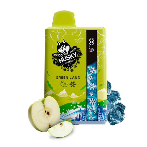 Одноразовая электронная сигарета Husky Air Max 2.0 - Green Land (15000 затяжек)