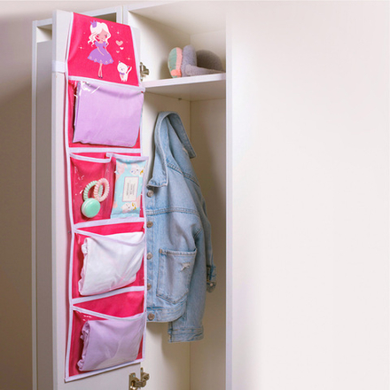 Кармашки в садик 85х24 Принцесса (фуксия)