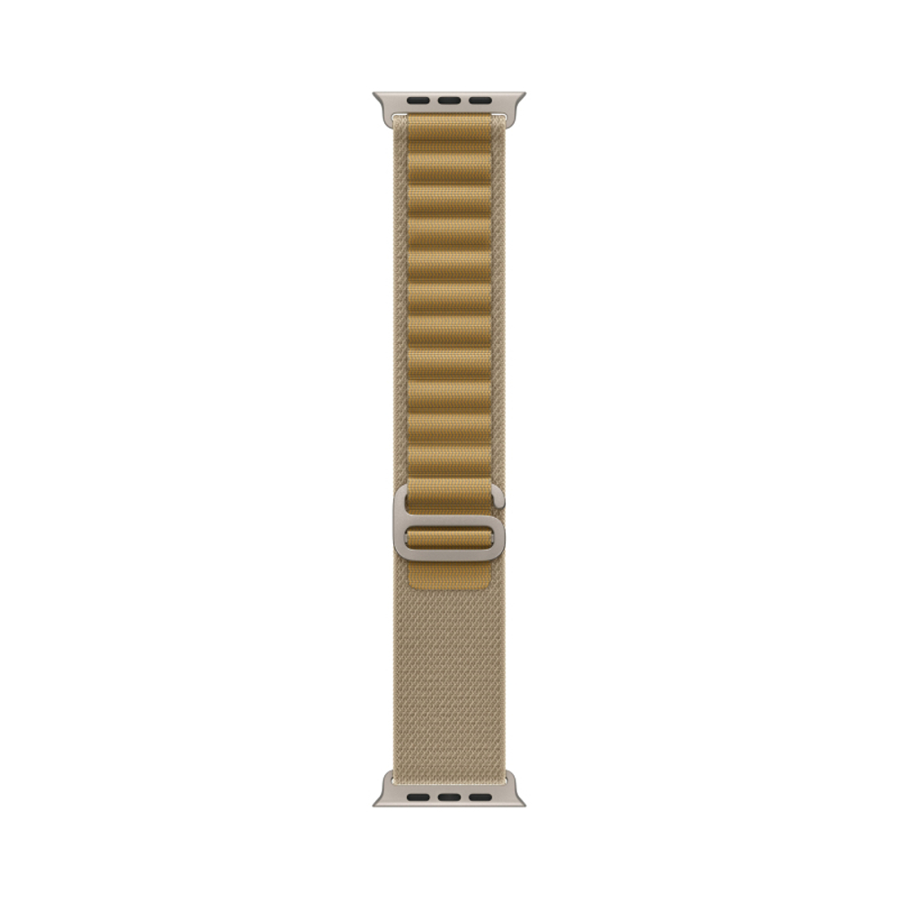 Часы Apple Watch Ultra 2 GPS + Cellular, 49 мм, титан бежевого цвета, ремешок Alpine коричневого цвета