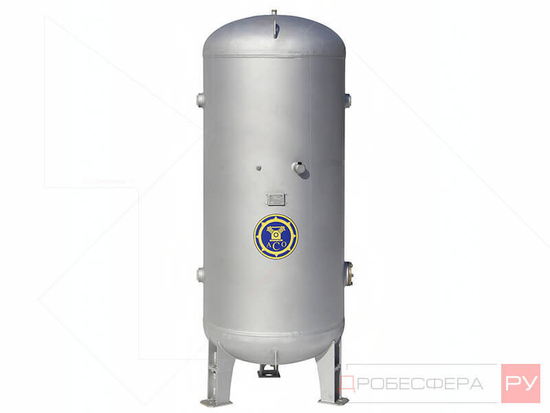 Ресивер для компрессора РВ 900/10Ц оцинкованный вертикальный