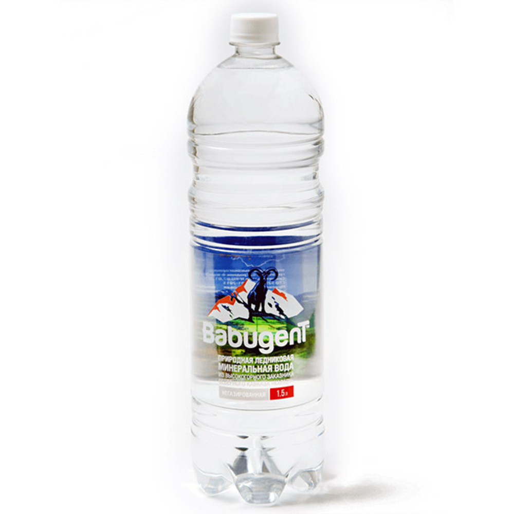 Вода Babugent 1,5л не газ.