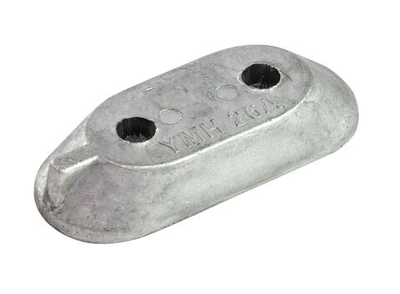 Анод алюминиевый Yamaha 25-50/F9.9-250, Honda 2-15/YMH26A (10269874)