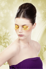 Пушистые оранжевые ресницы (Цвет: оранжевый)