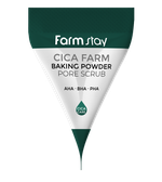 Скраб в пирамидках для очищения пор с центеллой FarmStay Cica farm baking powder pore scrub, 7 г