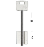 Заготовка сувальдного ключа 10713 CIZ6D