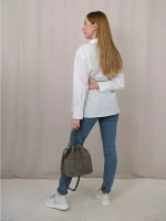 сумка через плечо маленькая натуральная замша