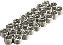 Вставка резьбовая для восстановления резьбы M6 х 1мм., 25штук, ZIPMEND