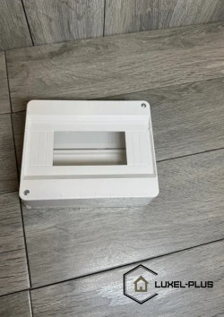 Бокс КМПн-6/8 корпус модульный пластиковый навесной для наружной установки без дверцы, IP30.