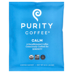 Purity Coffee, Calm, саше, без кофеина, 5 саше по 13 г (0,45 унции)