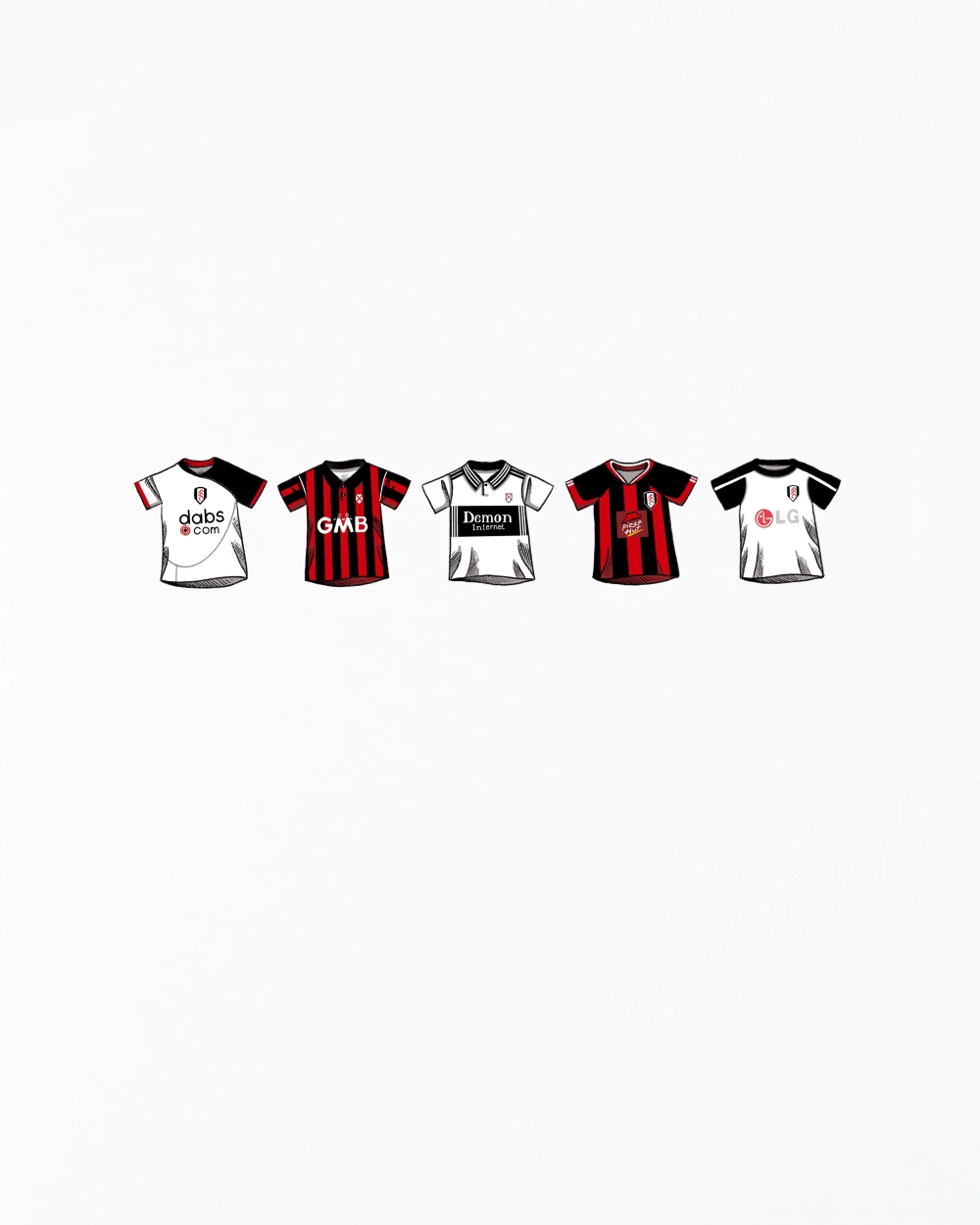 Фулхэм (футболка) - Легендарные джерси