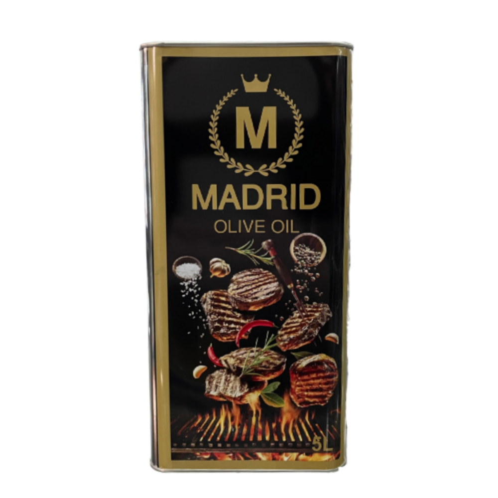 Масло оливковое Madrid Olive 5 л ж/б