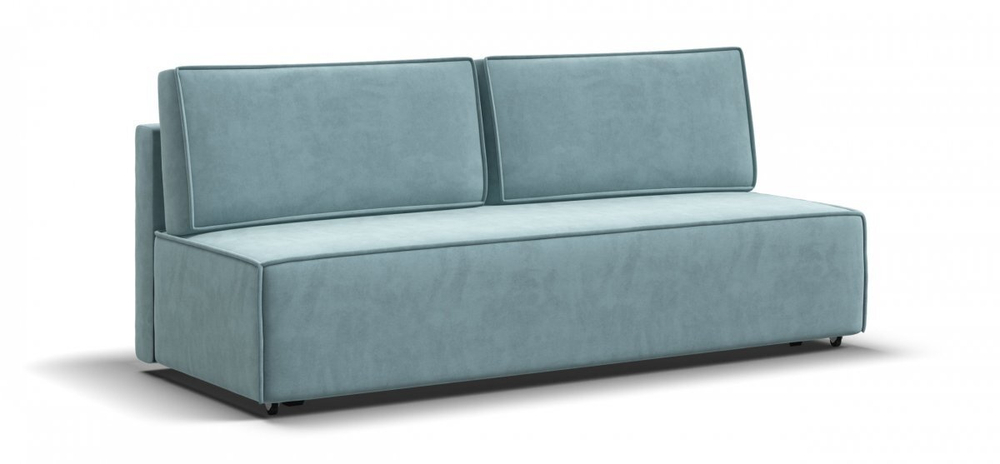 Диван Норд мини Велюр Монолит аква