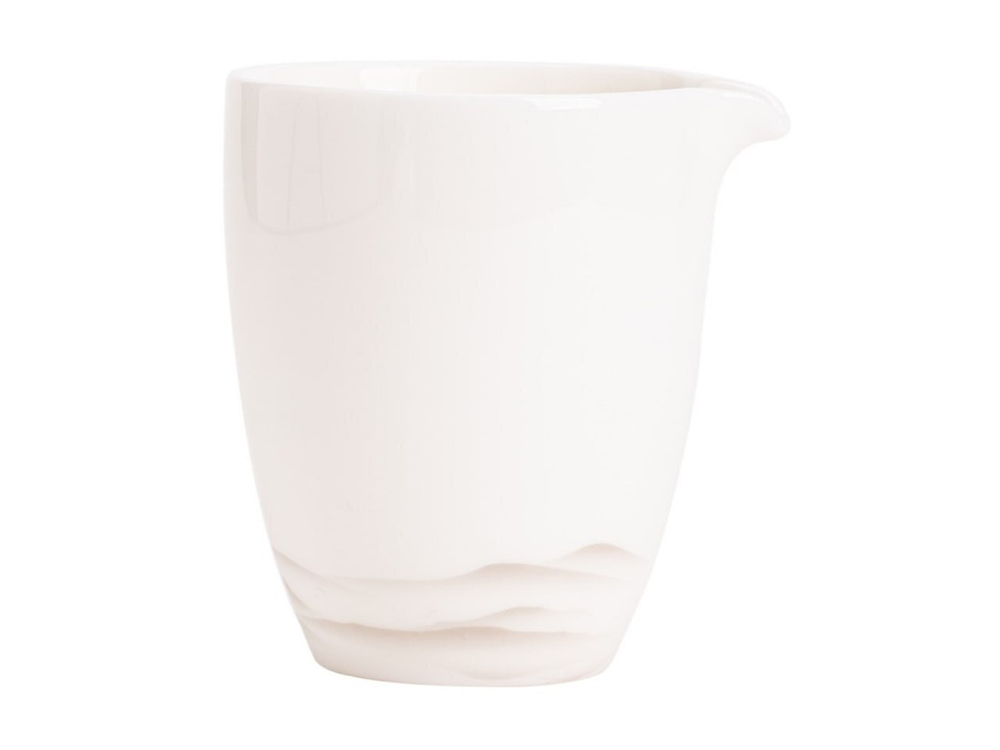 312133 Сливник ДЮНА "Бараний жир" без ручки, 230мл, фарфор белый