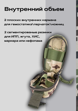 Малый аптечный подсумок, без наполнения
