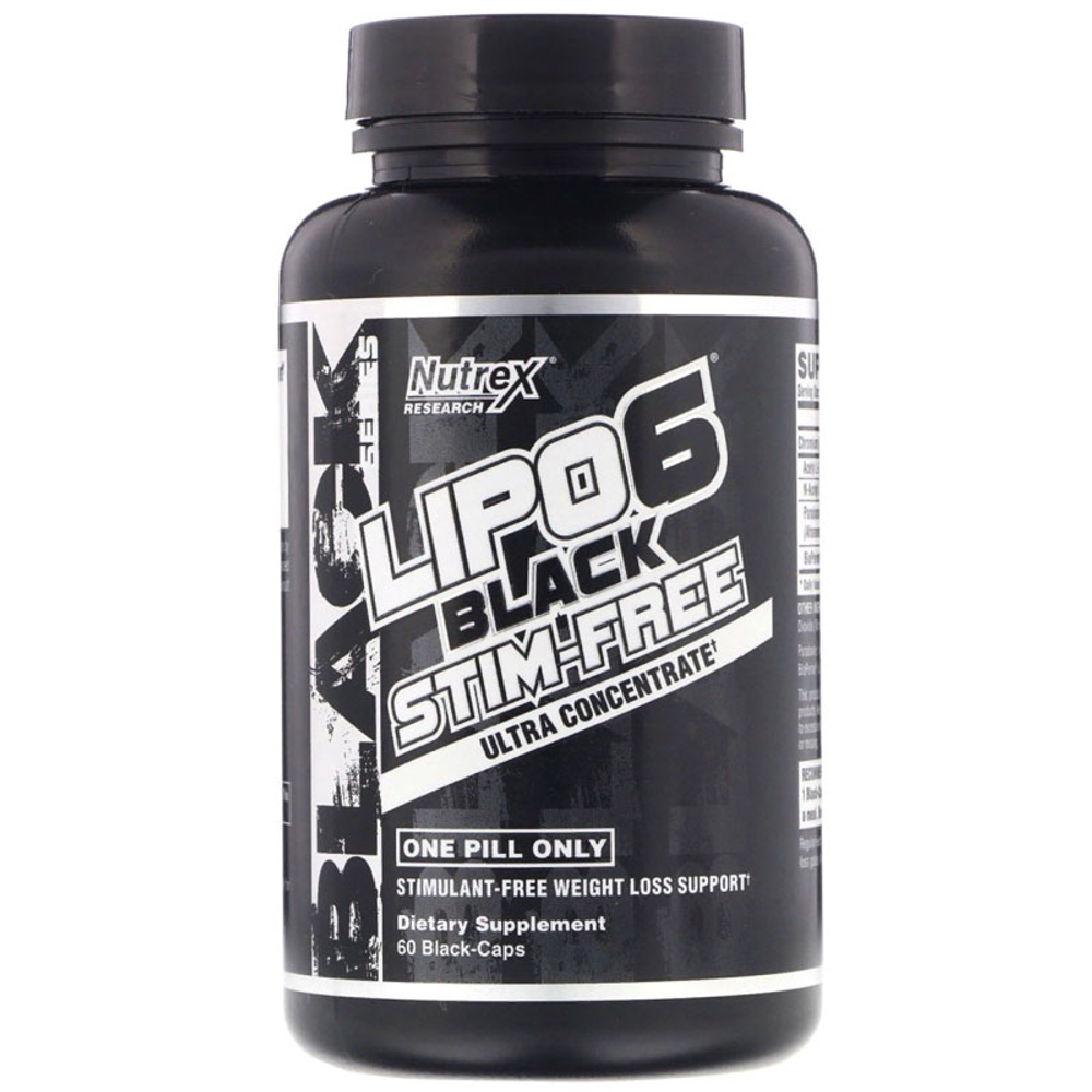 Nutrex Lipo-6 Black Stim-Free Ultra Concentrate (60 капс.)