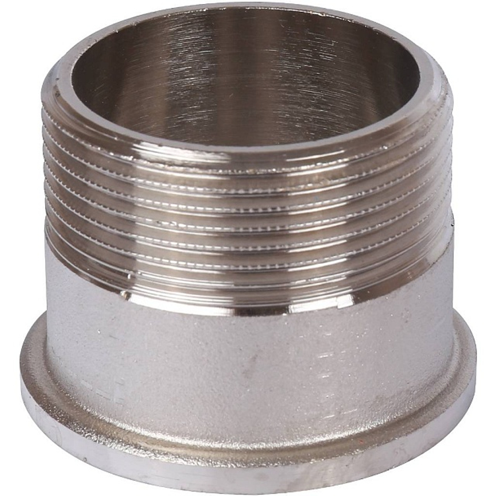 Соединение быстроразъемое (американка) STOUT - 1"1/2 (ВР/НР, латунь никелированая, плоск.уплотнение)