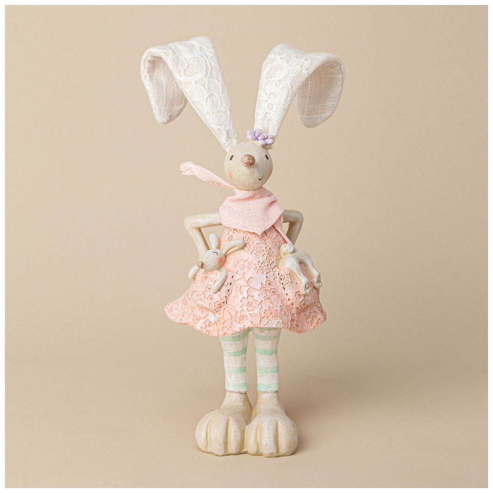 ФИГУРКА ДЕКОРАТИВНАЯ КРОЛИК 10X10X29.5СМ