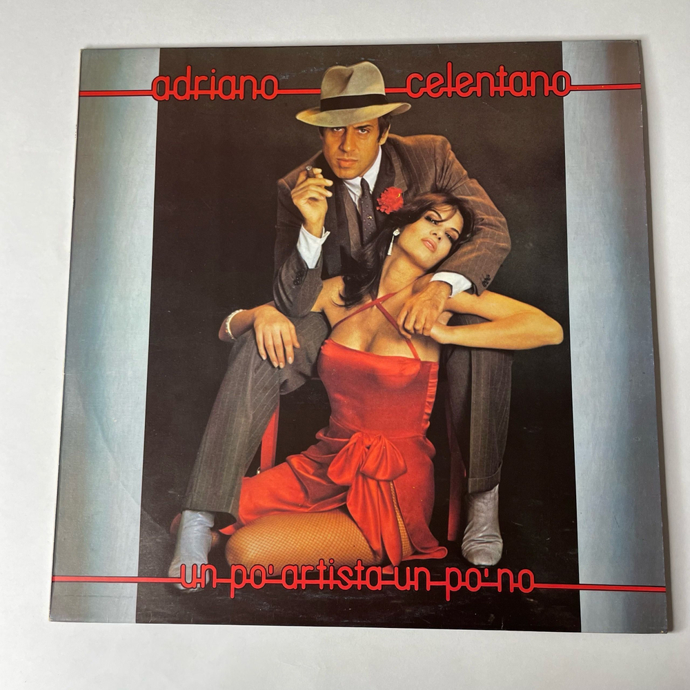 Винтажная виниловая пластинка LP Адриано Челентано Adriano Celentano, Un Po Artista Un Po No (Италия 1980)