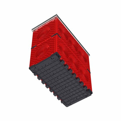 Колодец пластиковый для кабельной канализации с крышками, 750х375х750