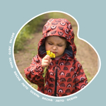 Ветровка (точки на синем)