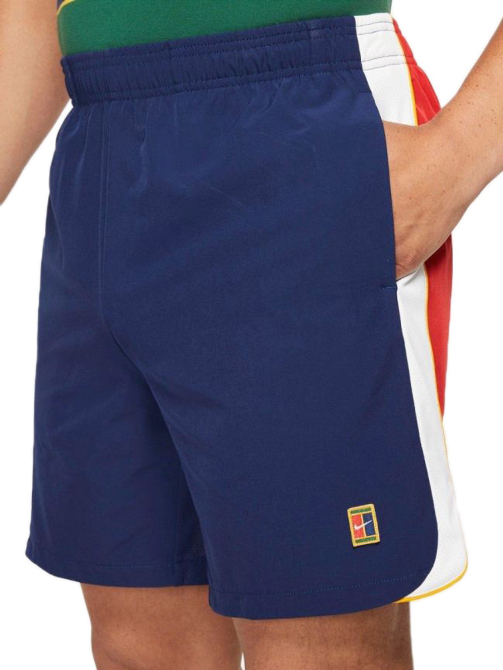 Мужские шорты теннисные Nike Court Dri-Fit Slam Short New York NT M - binary blue/university red/white