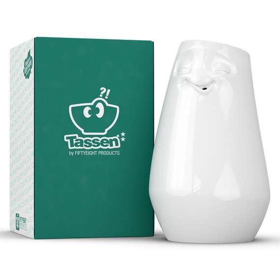 Ваза Tassen Laid Back 25 см белая