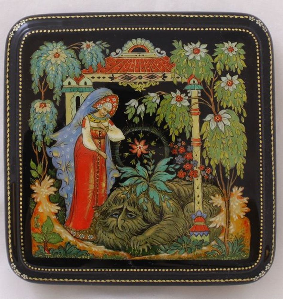 Шкатулка Виноградная лоза (Патина)