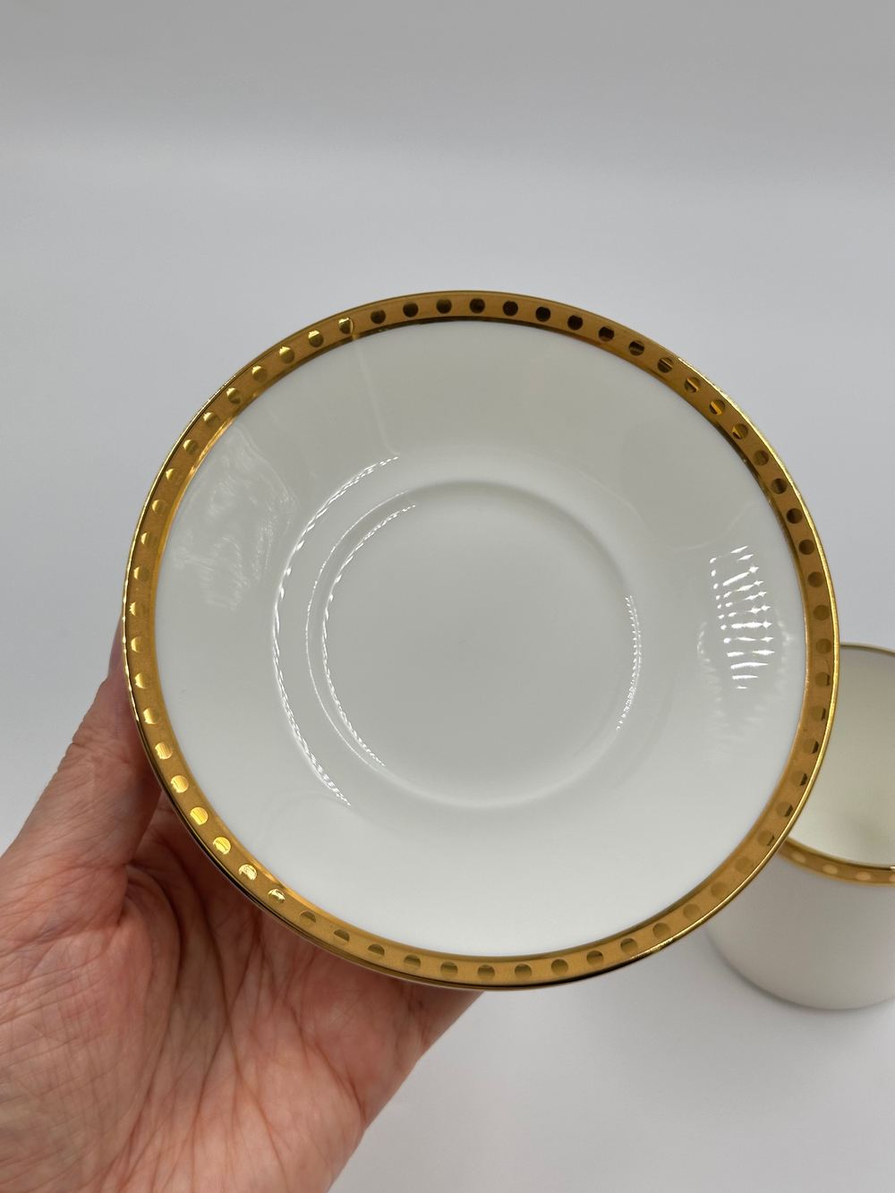 Кофейная пара Tiffany & Co, Gold Band