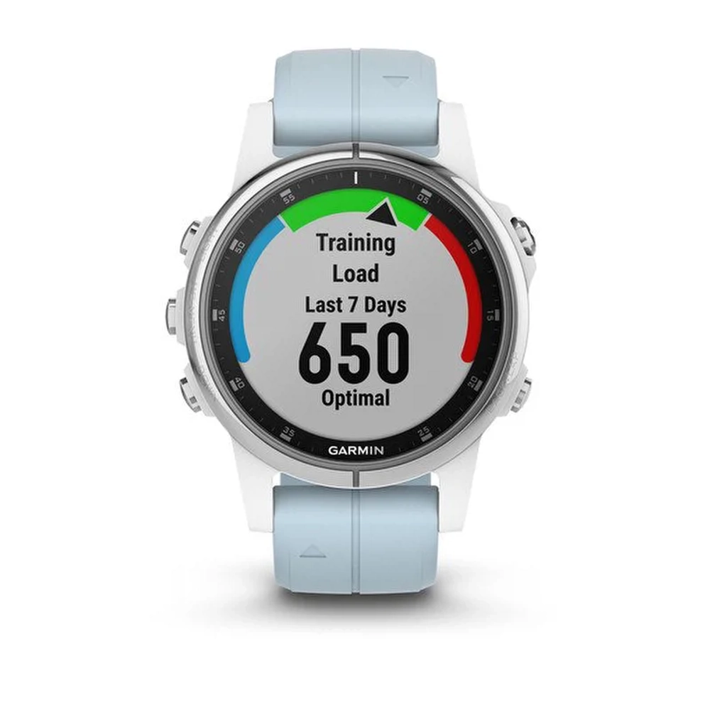 Смарт-часы Garmin Fenix 5s Plus, белый, 010-01987-23