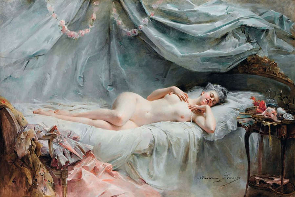 Madeleine Jeanne Lemaire (1845-1928) - эротическое искусство французского художника