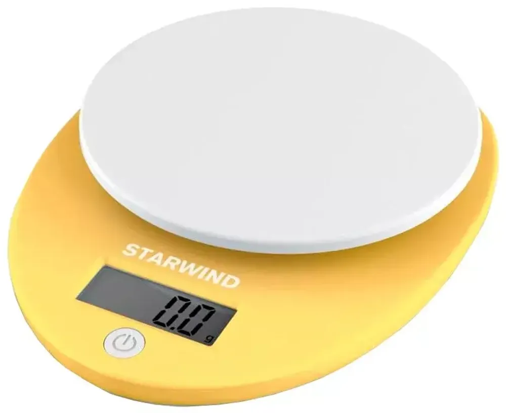 Весы кухонные Starwind SSK2259 желтый