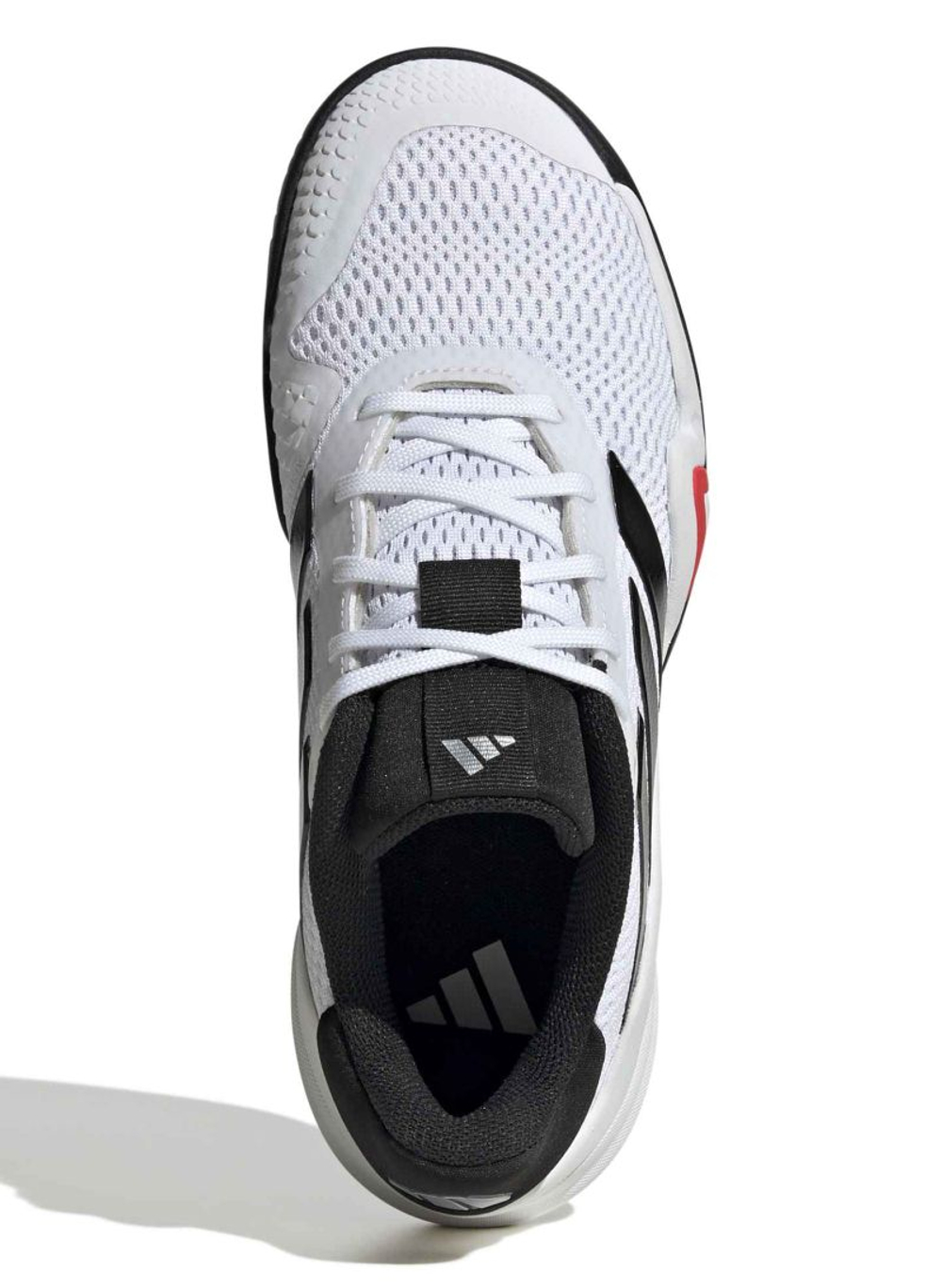 Детские теннисные кроссовки Adidas Barricade K - white/core black