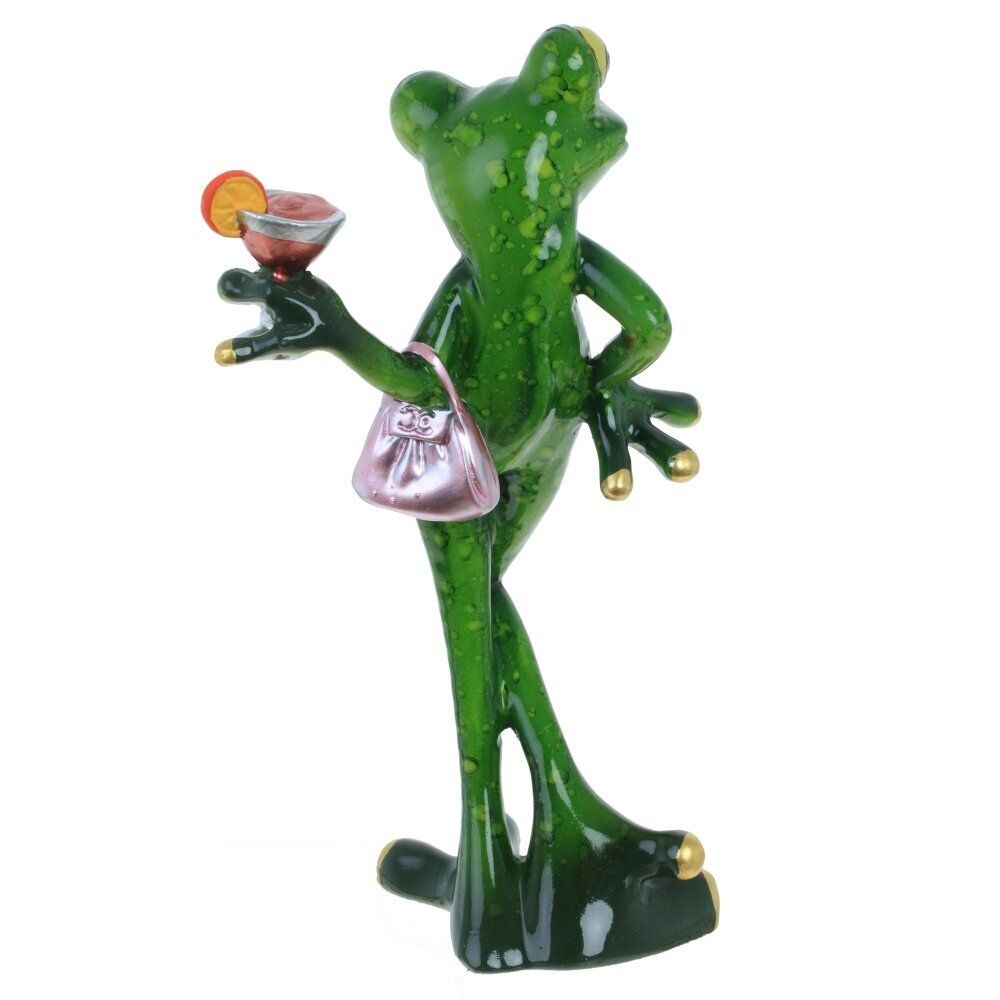 GAEM Фигурка декоративная "Лягушка", L7,5 W8 H16 см