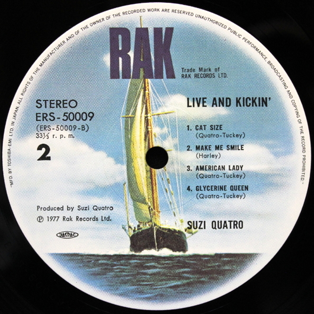 Suzi Quatro / Live And Kickin' (2LP)