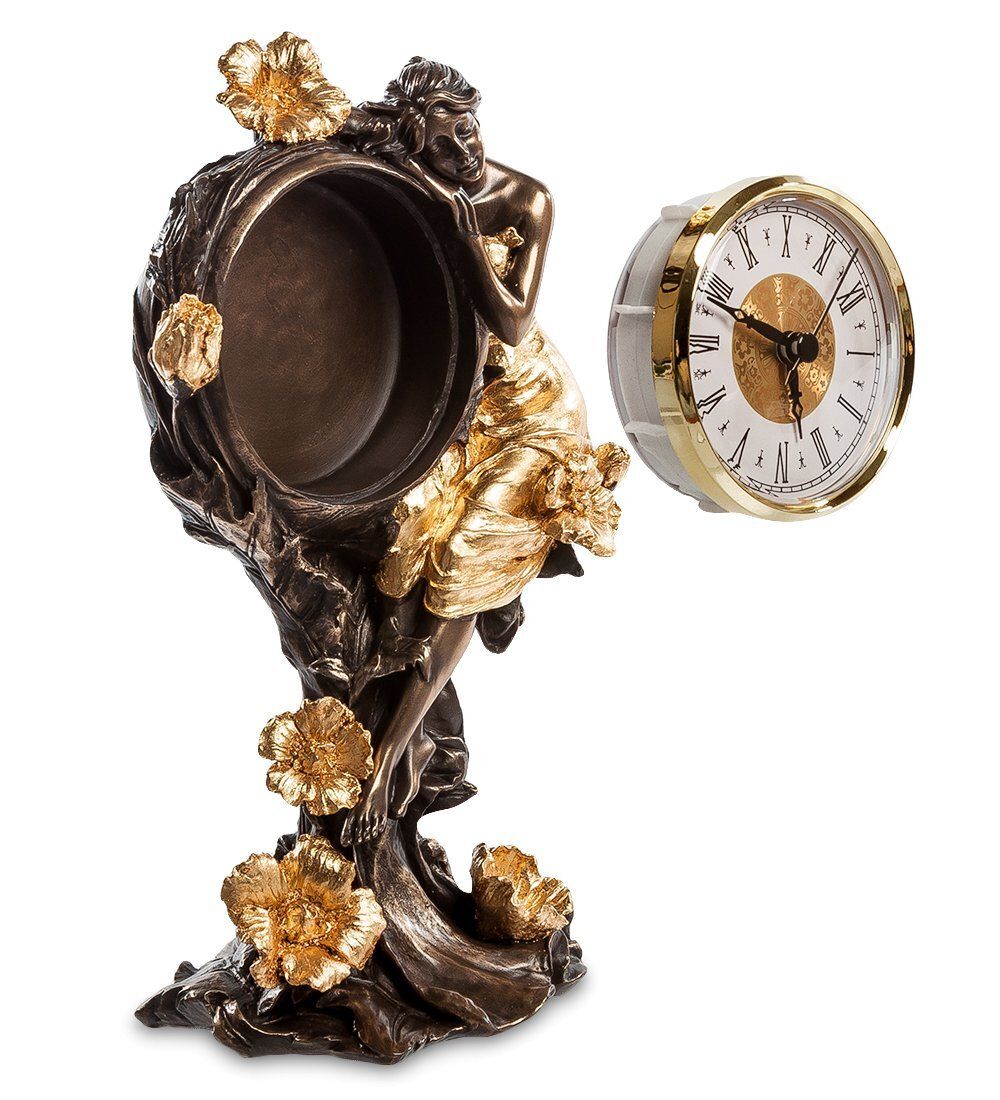 Veronese WS-688/ 2 Часы «Девушка и розы»