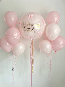 Воздушные шары с бантиками №3484