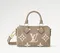 Сумка Louis Vuitton Speedy с плечевым ремнем серый/кремовый