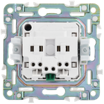 SKANDY Розетка с заземлением с защитными шторками 16А безвинтовое крепление SK-R06N металл никель IEK