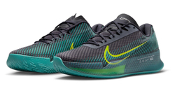 Мужские кроссовки теннисные Nike Zoom Vapor 11 Clay - gridiron/mineral teal/action green/bright cactus