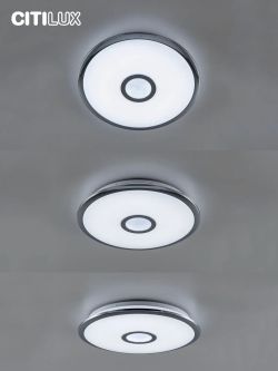 Citilux Старлайт Смарт CL703A30G Умная люстра Хром