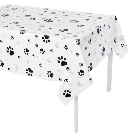 Скатерть полиэтиленовая «Лапки», 137×274 см