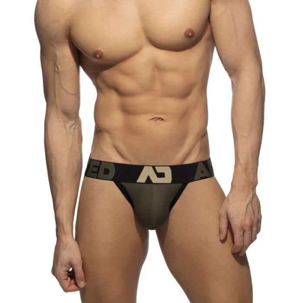 Мужские трусы джоки хаки с пуш-ап Addicted AD1082-14