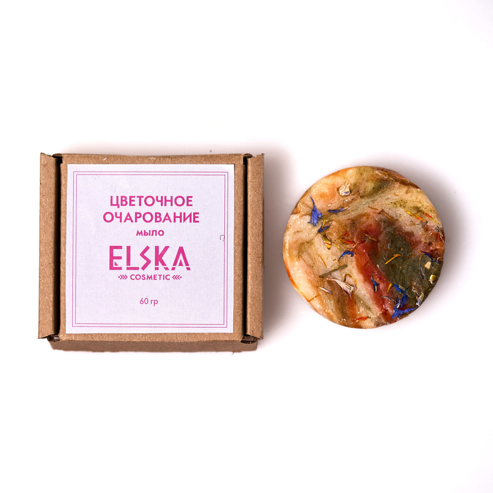 Мыло Цветочное Очарование Elska, 60 г