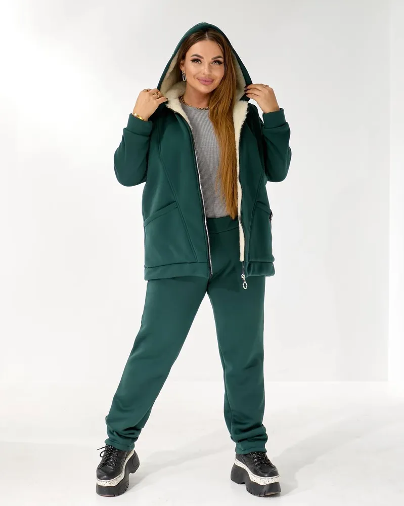 Костюм с мехом УК-5478-3 Фабрика Моды