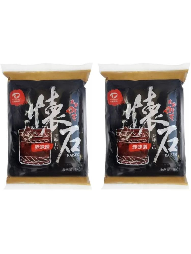 Соевая паста Мисо Tianpeng Kaiseki Тёмная 1 кг x 2 шт